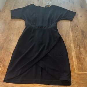 Bobeau black asymmetrical dress size xs
